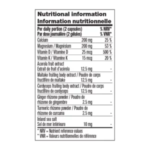 Information Nutritionnelle de Magnical-D