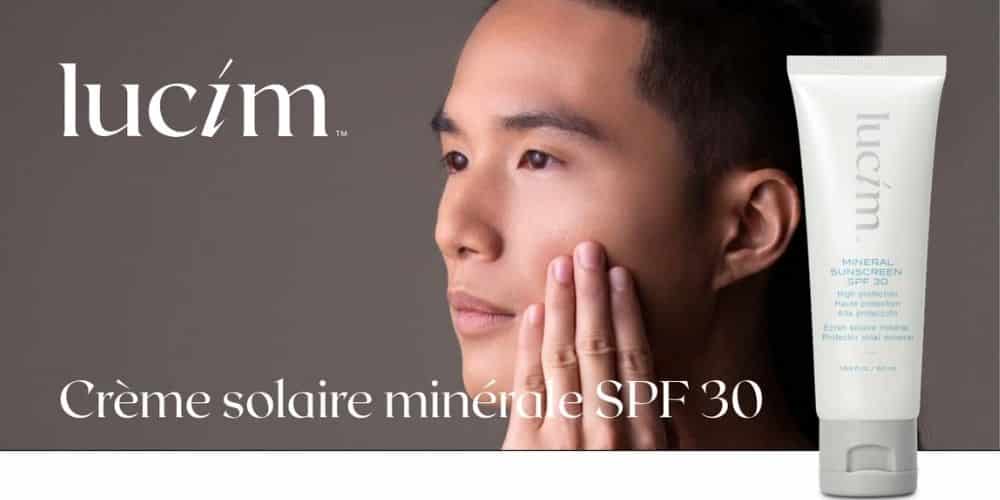 crème solaire minérale lucim - protection 30