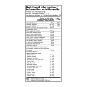 Information Nutritionnelle de Carboniix