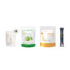 Pack Summer Glow. comprend : Sachets PureNourish, Giving Greens, Beauty Boost et Renew