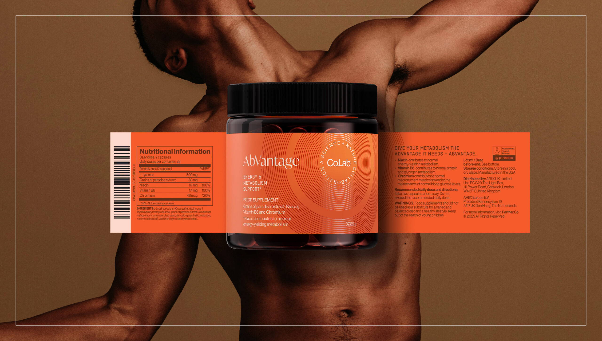 Bannière Informations Nutritionnelles du produit AbVantage