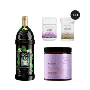 Pack Golden Rewards - balance and metabolism : Tahitian Noni ORIGINAL + Glicotrol + Vinali + Culturiix Gratuit