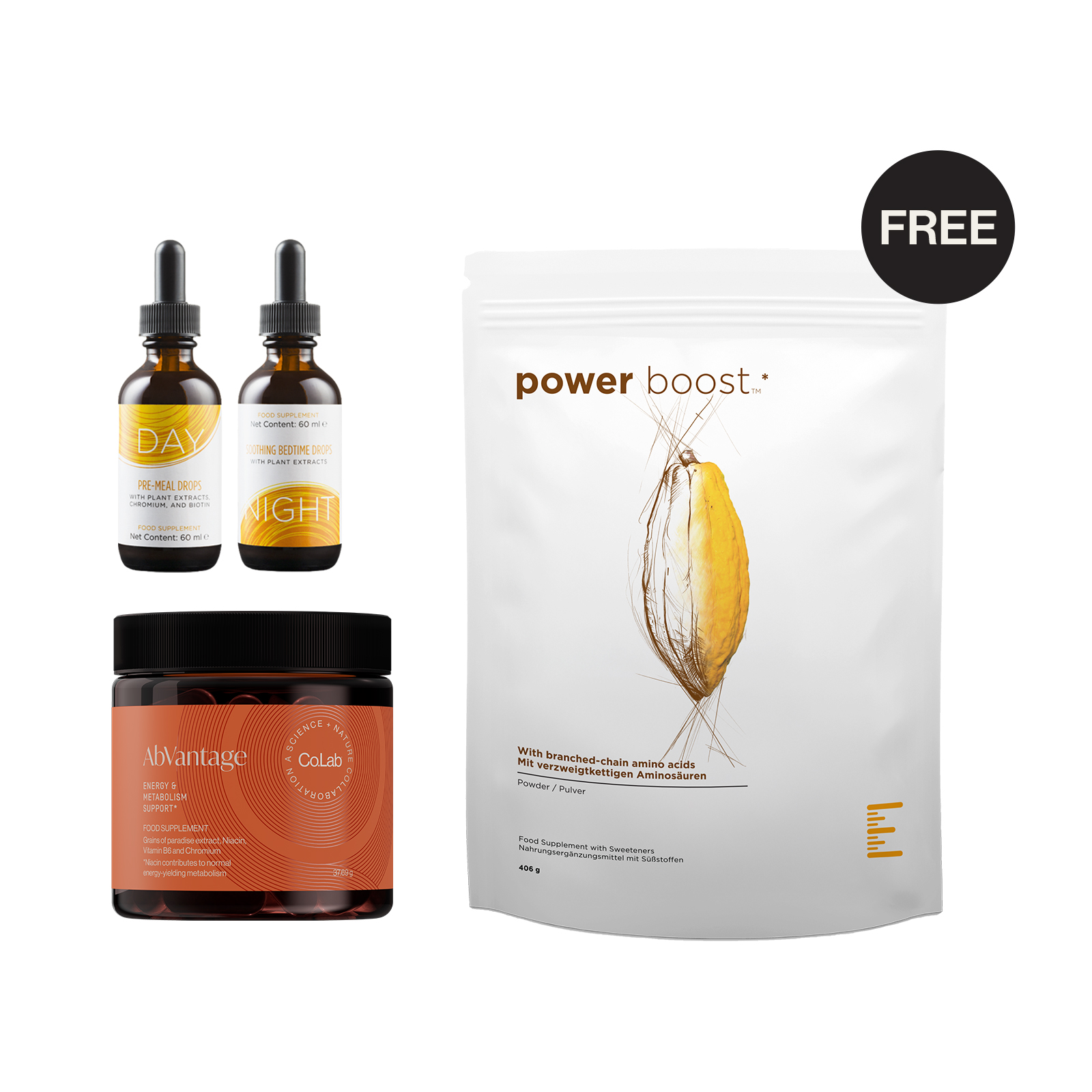 gouttes & abvantage — power boost offert