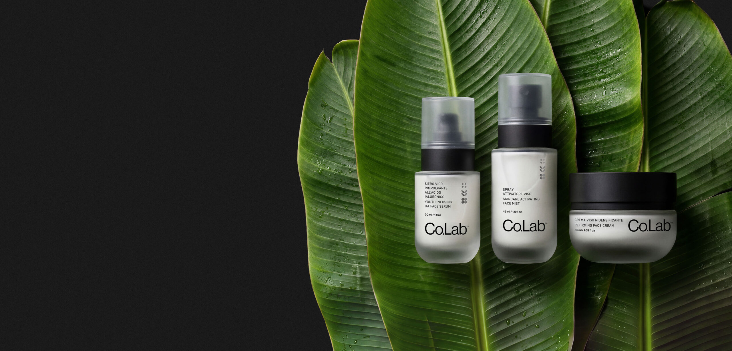 Trio de soins visage Co.Lab™ avec sérum, brume et crème raffermissante
